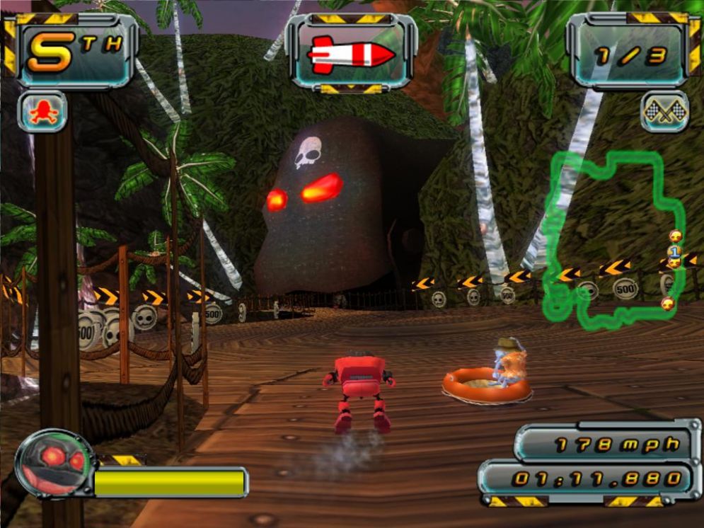Screenshot ze hry Crazy Frog Racer 2 - Recenze-her.cz