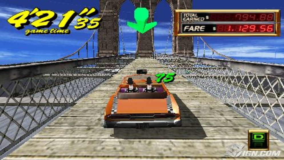 Screenshot ze hry Crazy Taxi: Fare Wars - Recenze-her.cz
