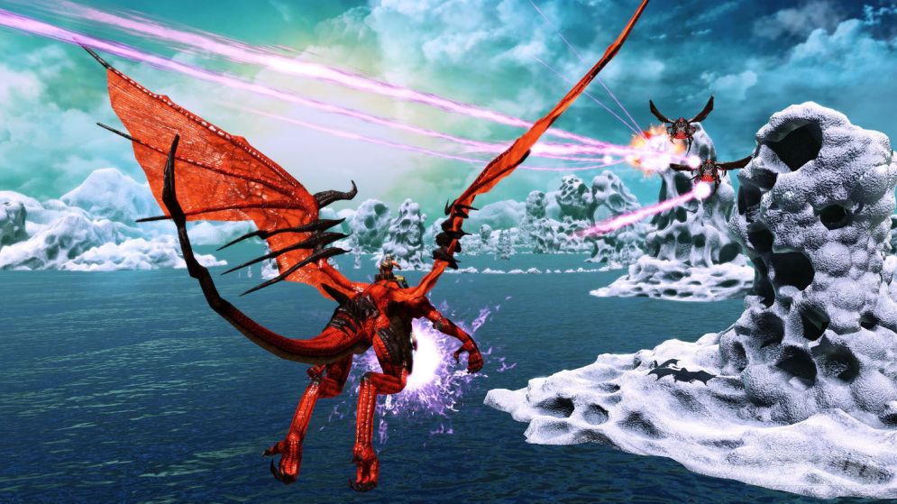 Screenshot ze hry Crimson Dragon - Recenze-her.cz