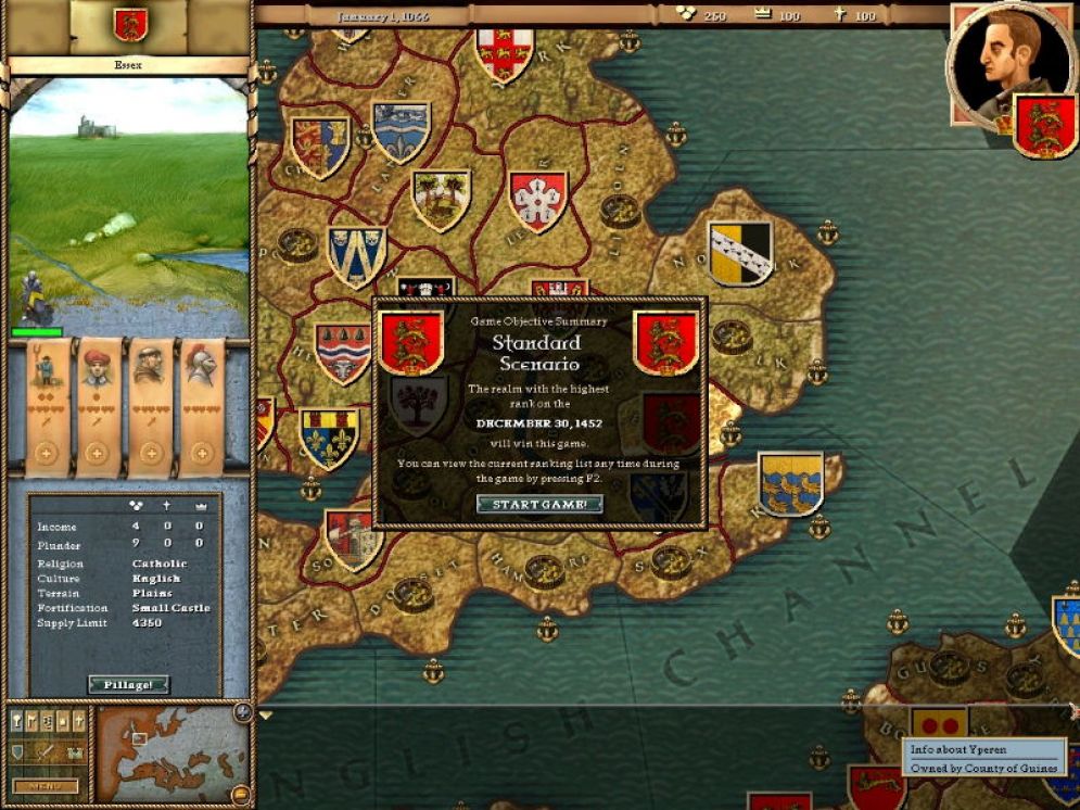 Screenshot ze hry Crusader Kings - Recenze-her.cz