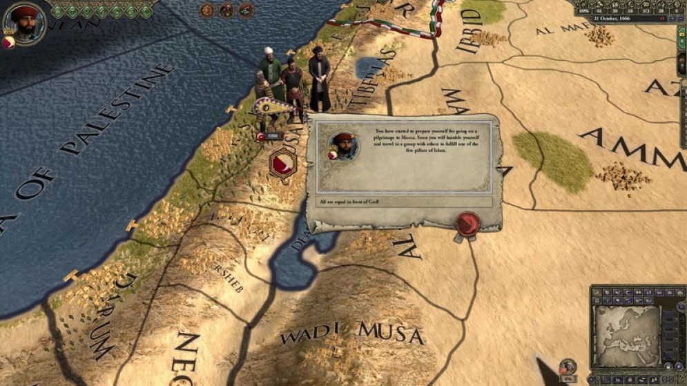 Screenshot ze hry Crusader Kings II: Sons Of Abraham - Recenze-her.cz