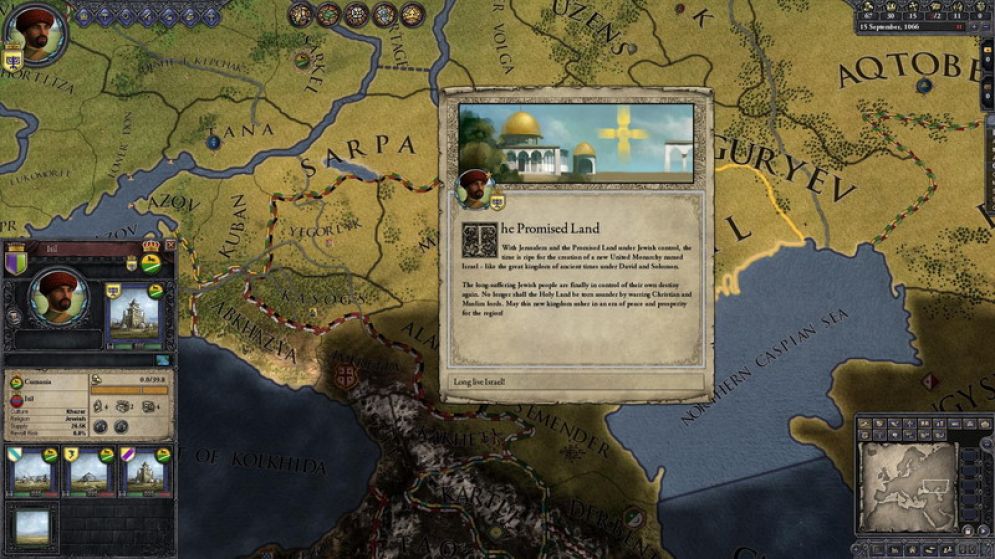 Screenshot ze hry Crusader Kings II: Sons Of Abraham - Recenze-her.cz