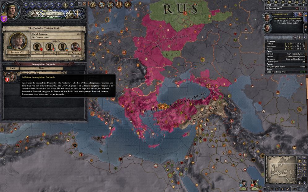 Screenshot ze hry Crusader Kings II: Sword of Islam - Recenze-her.cz