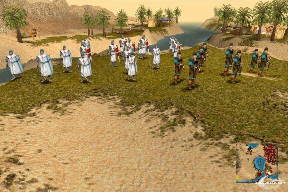 Screenshot ze hry Crusaders: Battle for Outremer - Recenze-her.cz