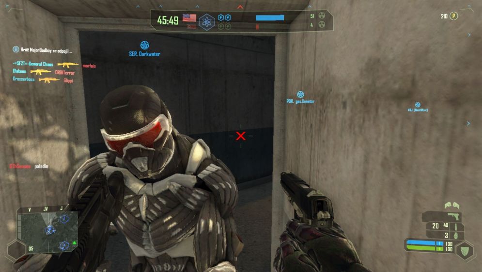 Screenshot ze hry Crysis Wars (multiplayerov st Crysis Warhead) - Recenze-her.cz