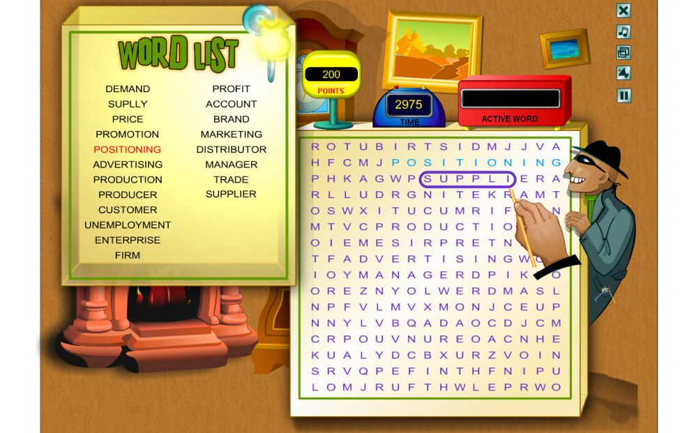Screenshot ze hry Culprit Word - Recenze-her.cz