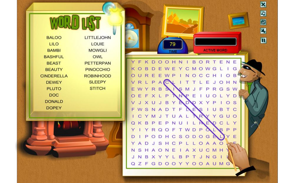Screenshot ze hry Culprit Word - Recenze-her.cz