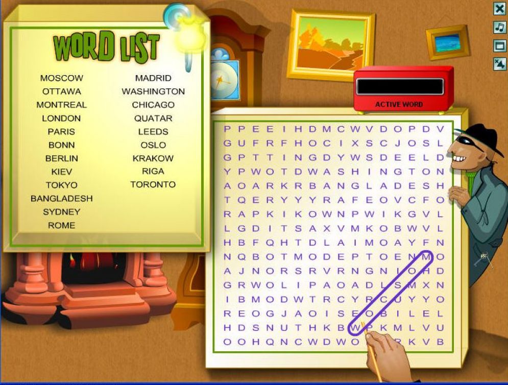 Screenshot ze hry Culprit Word - Recenze-her.cz