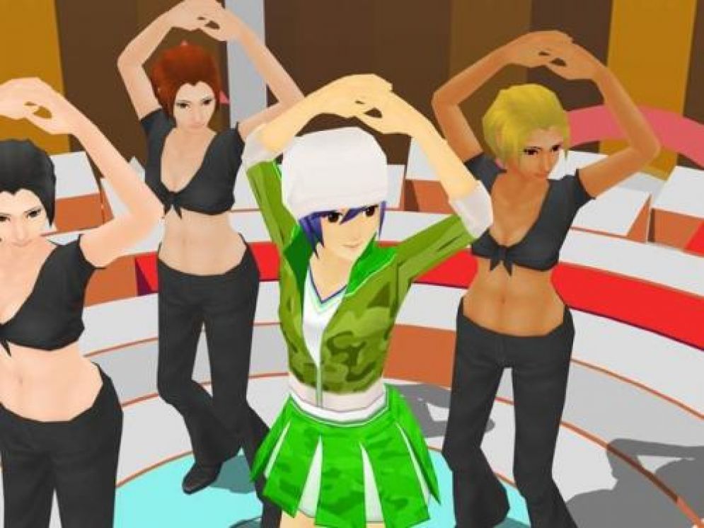 Screenshot ze hry Dance Dance Revolution Hottest Party - Recenze-her.cz