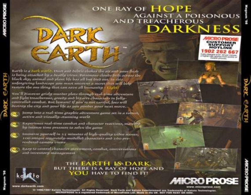 Screenshot ze hry Dark Earth - Recenze-her.cz