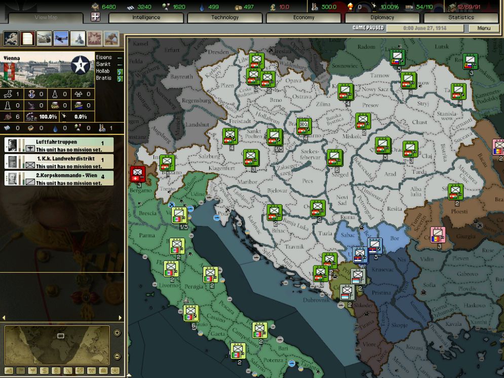 Screenshot ze hry Darkest Hour: A Hearts of Iron Game - Recenze-her.cz