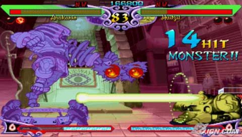 Screenshot ze hry Darkstalkers Chronicle: The Chaos Tower  - Recenze-her.cz