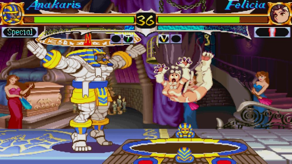 Screenshot ze hry Darkstalkers: Resurrection - Recenze-her.cz