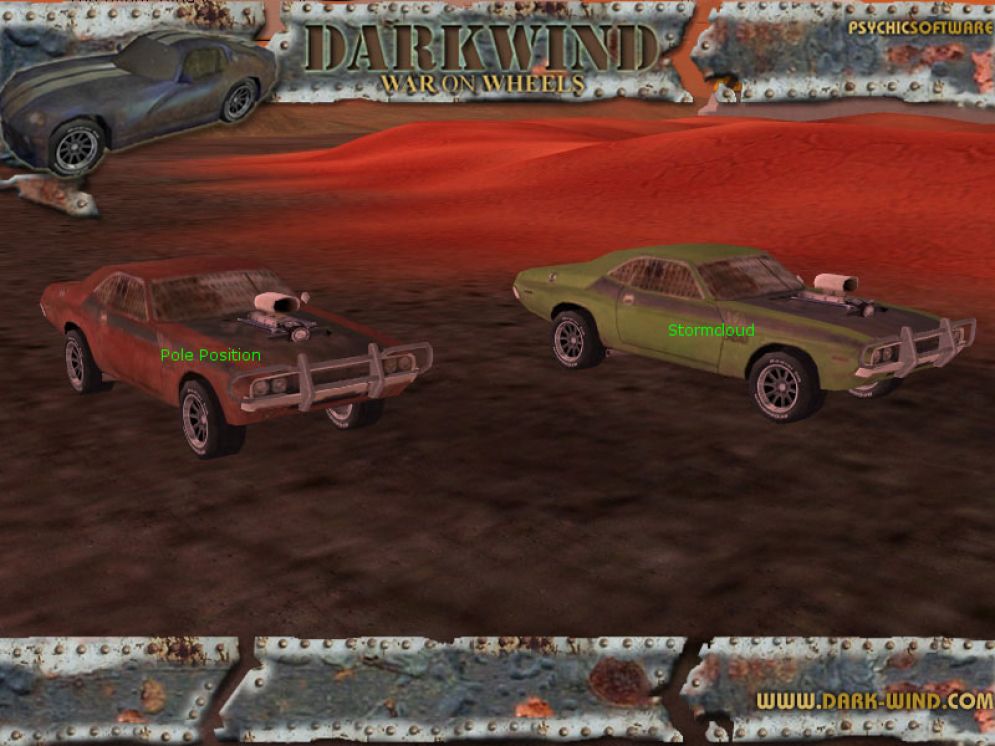 Screenshot ze hry Darkwind: War on Wheels - Recenze-her.cz