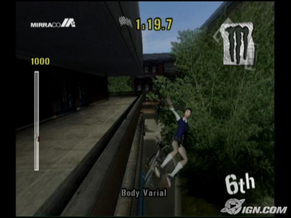 Screenshot ze hry Dave Mirra BMX Challenge - Recenze-her.cz