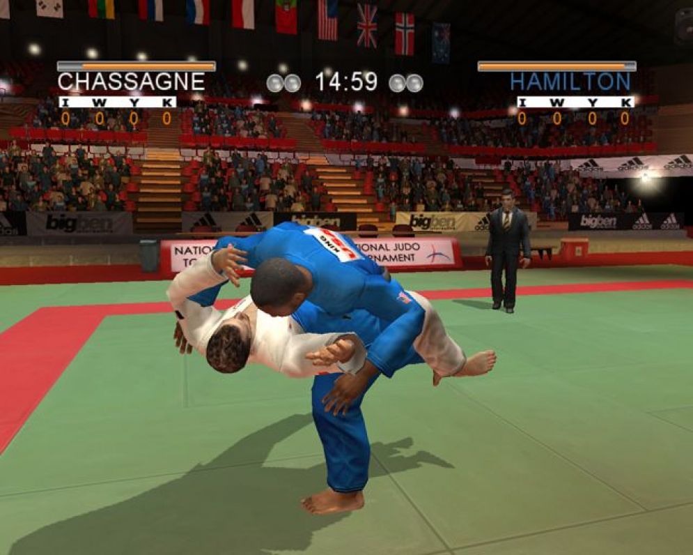 Screenshot ze hry David Douillet Judo - Recenze-her.cz
