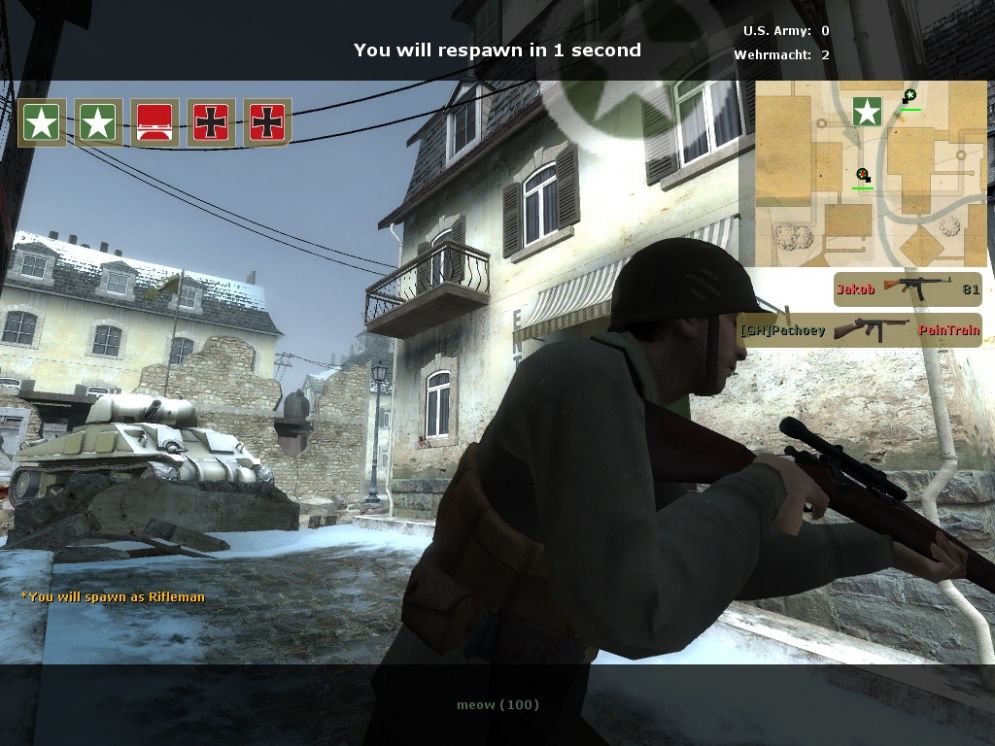 Screenshot ze hry Day of Defeat: Source - Recenze-her.cz