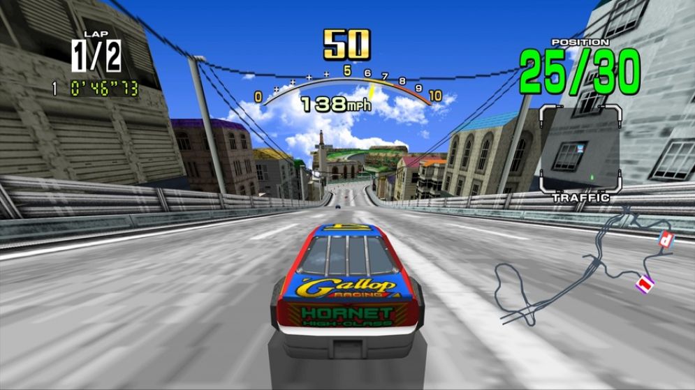Screenshot ze hry Daytona USA - Recenze-her.cz
