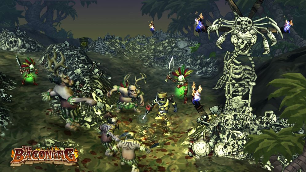 Screenshot ze hry DeathSpank: The Baconing - Recenze-her.cz