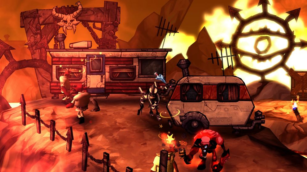 Screenshot ze hry DeathSpank: The Baconing - Recenze-her.cz