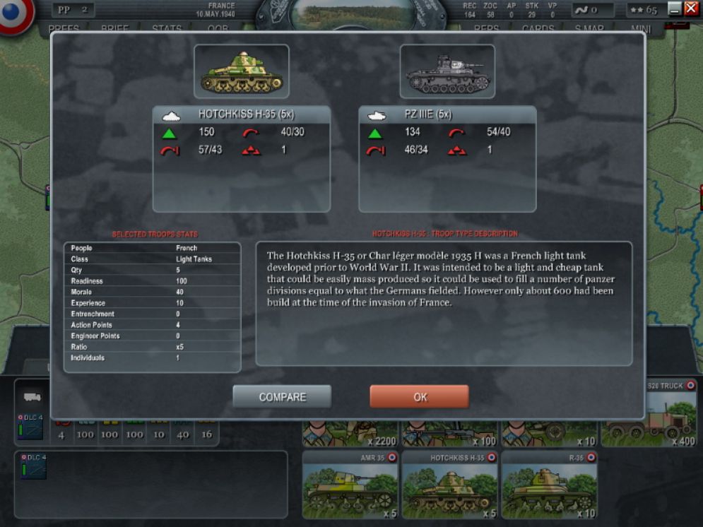 Screenshot ze hry Decisive Campaigns: The Blitzkrieg from Warsaw to Paris - Recenze-her.cz