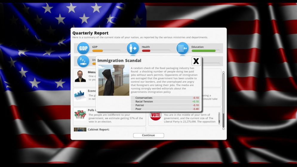 Screenshot ze hry Democracy 3 - Recenze-her.cz