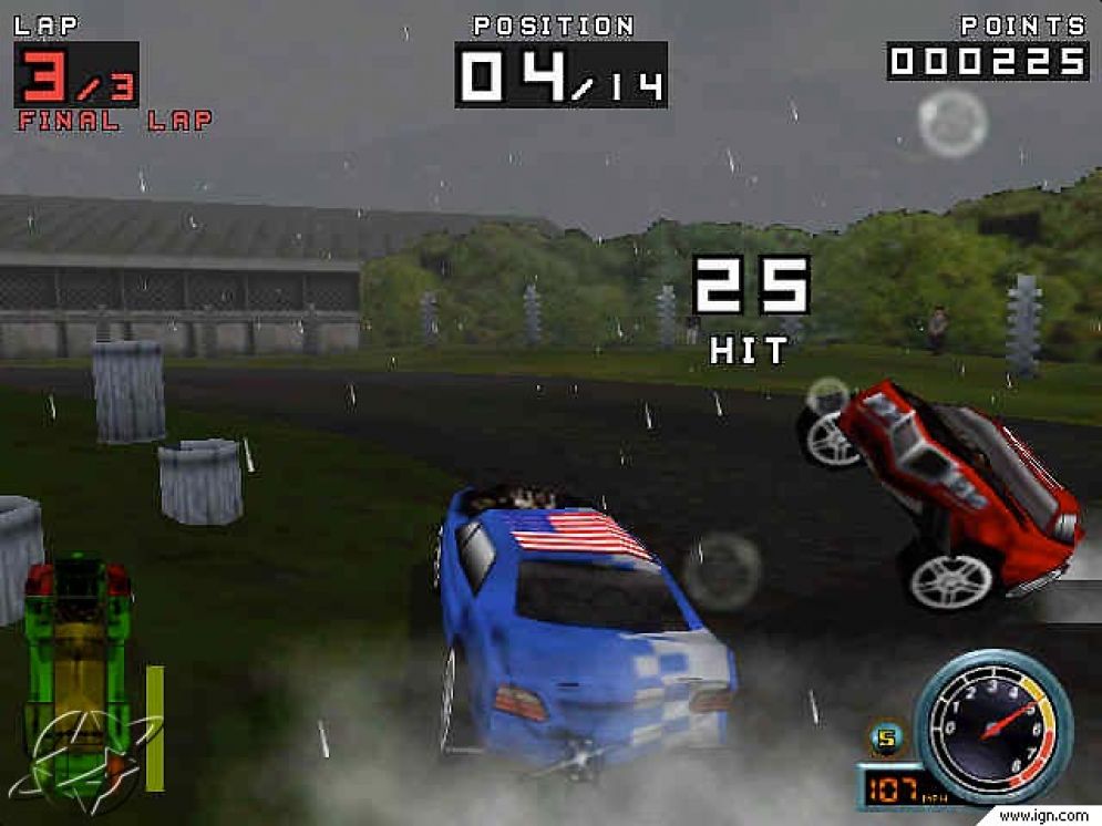 Screenshot ze hry Demolition Racer - Recenze-her.cz