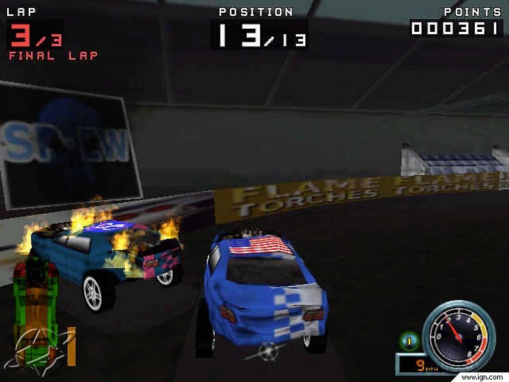 Screenshot ze hry Demolition Racer - Recenze-her.cz