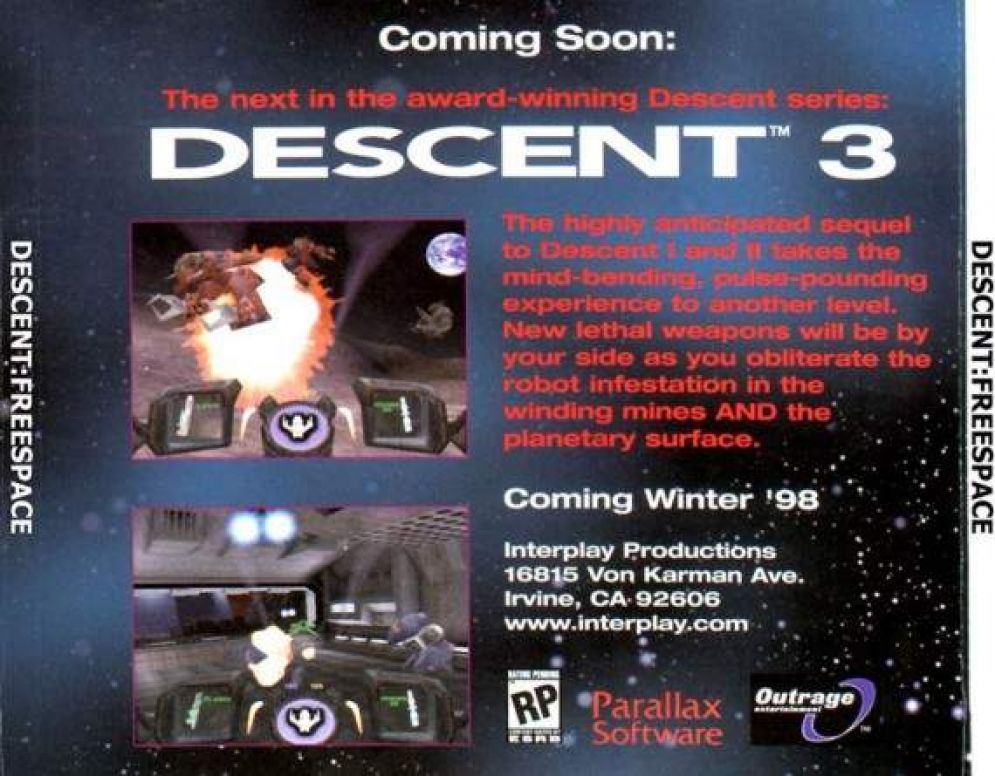 Screenshot ze hry Descent: Freespace - The Great War - Recenze-her.cz