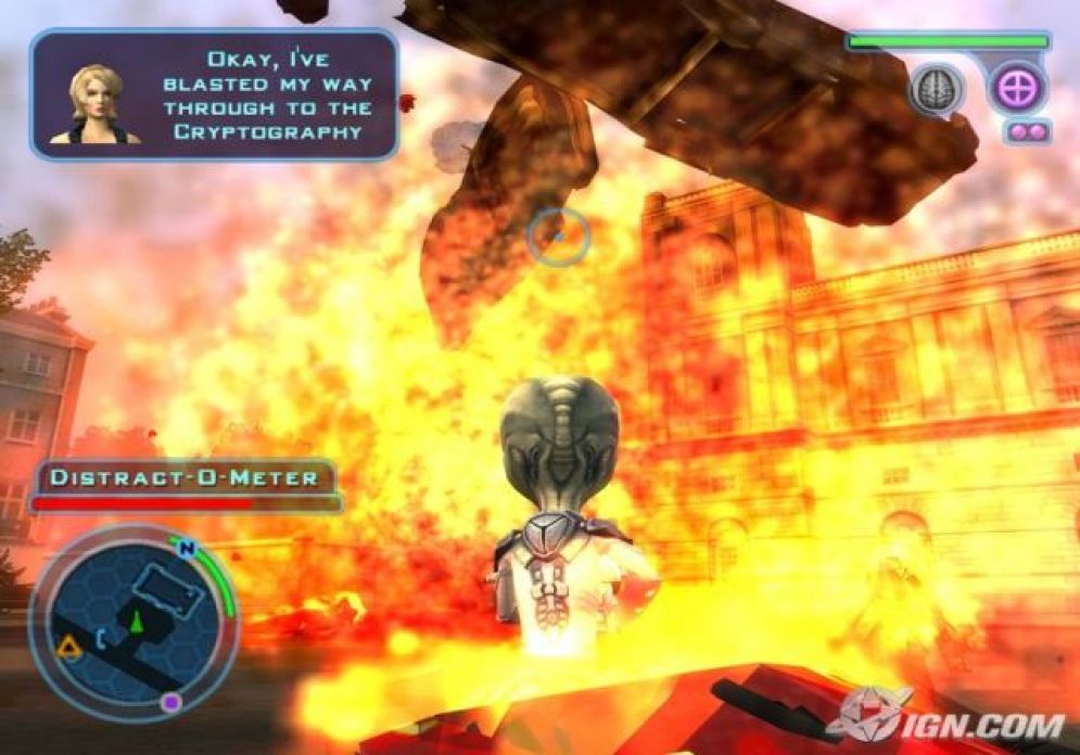 Screenshot ze hry Destroy All Humans! 2  - Recenze-her.cz