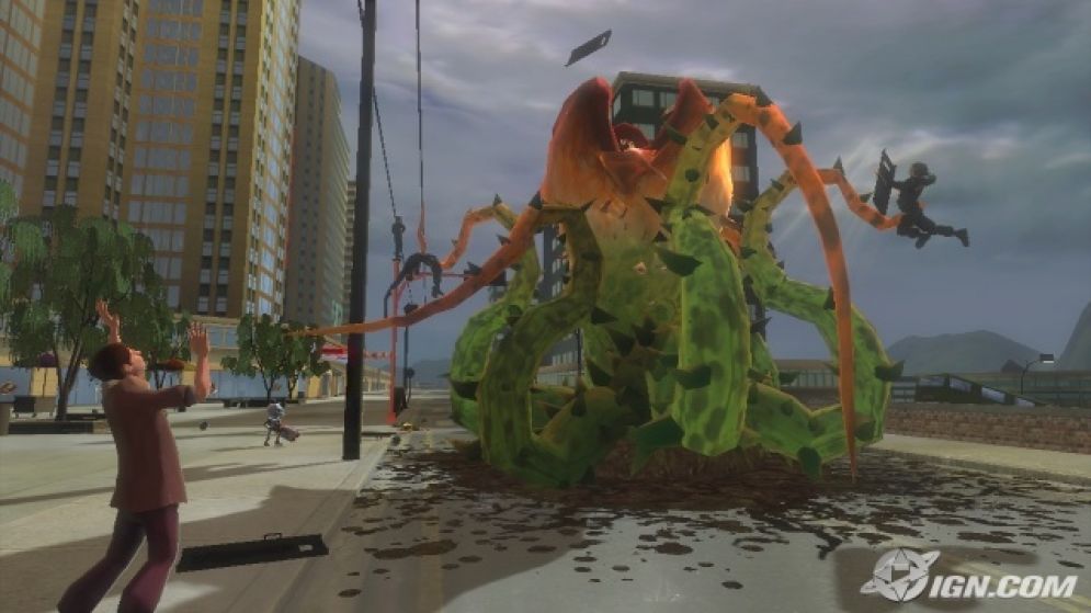 Screenshot ze hry Destroy All Humans! Path of the Furon - Recenze-her.cz