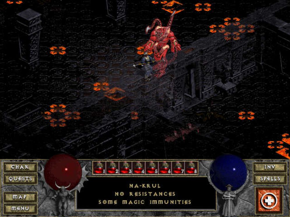 Screenshot ze hry Diablo: Hellfire - Recenze-her.cz