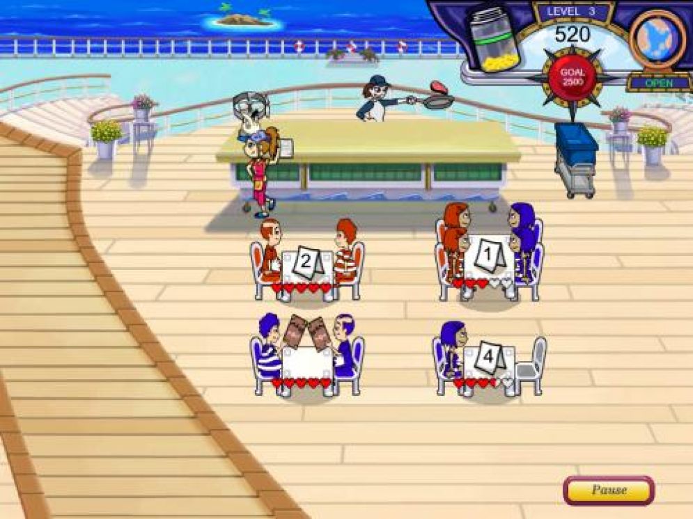 Screenshot ze hry Diner Dash: Flo on the Go - Recenze-her.cz