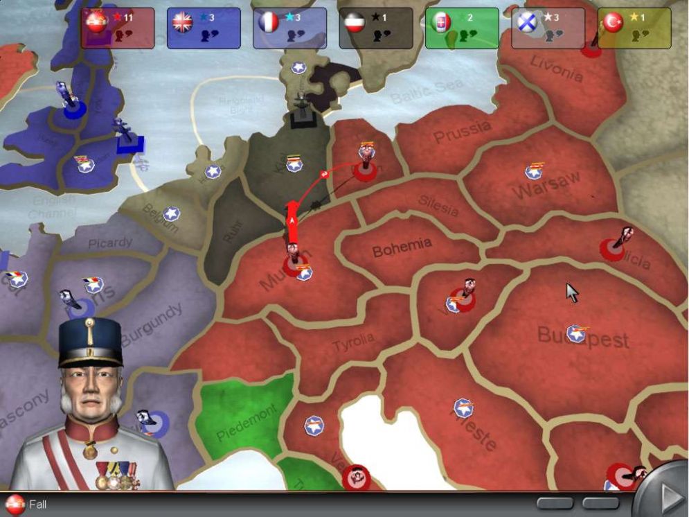 Screenshot ze hry Diplomacy - Recenze-her.cz