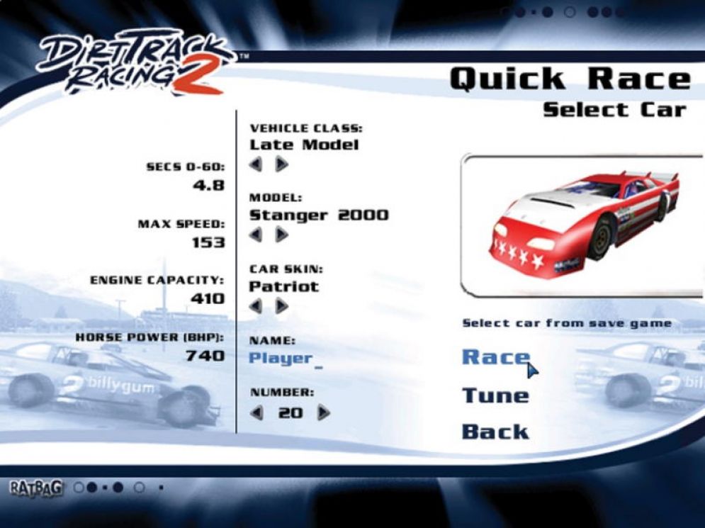 Screenshot ze hry Dirt Track Racing 2 - Recenze-her.cz