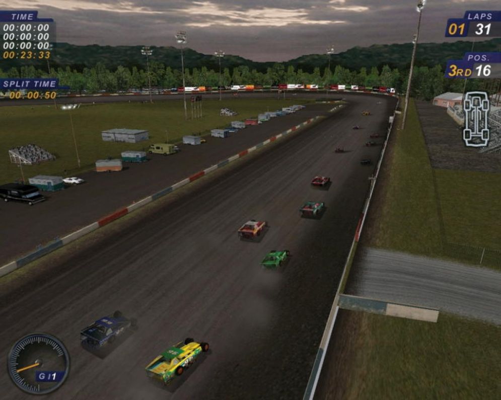 Screenshot ze hry Dirt Track Racing 2 - Recenze-her.cz