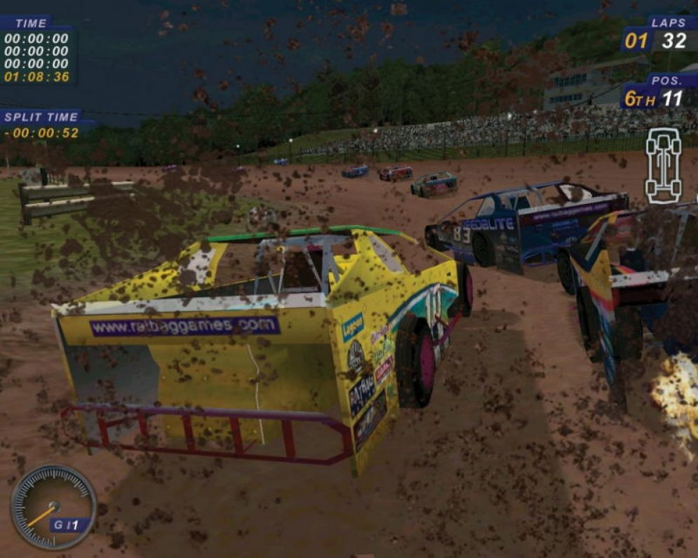 Screenshot ze hry Dirt Track Racing 2 - Recenze-her.cz