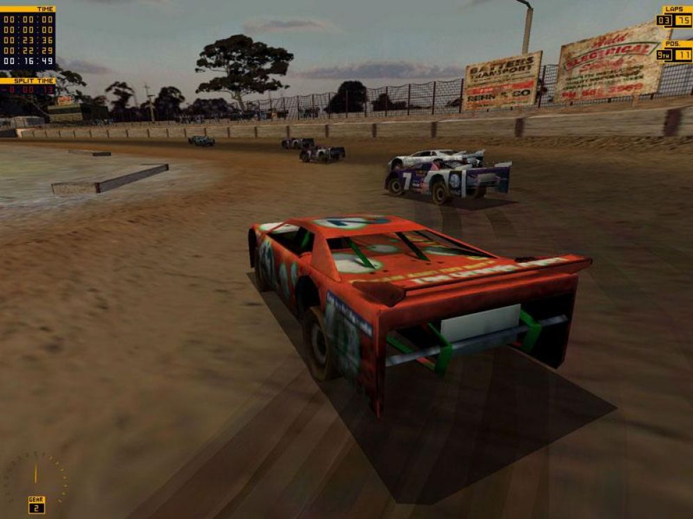 Screenshot ze hry Dirt Track Racing - Recenze-her.cz