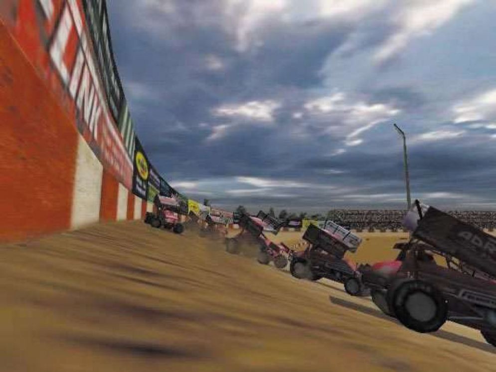 Screenshot ze hry Dirt Track Racing: Sprint Cars - Recenze-her.cz
