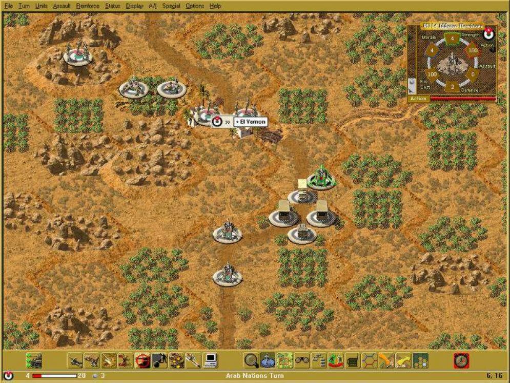 Screenshot ze hry Divided Ground: Middle East Conflict  - Recenze-her.cz