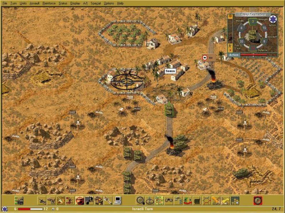 Screenshot ze hry Divided Ground: Middle East Conflict  - Recenze-her.cz