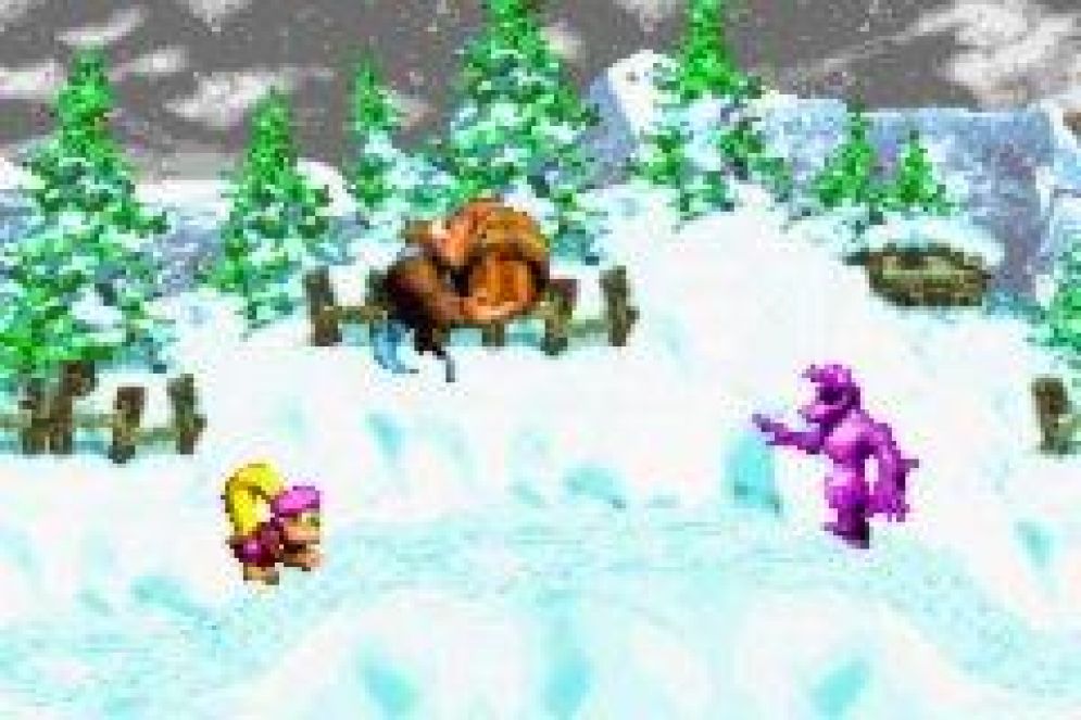 Screenshot ze hry Donkey Kong Country 3 - Recenze-her.cz