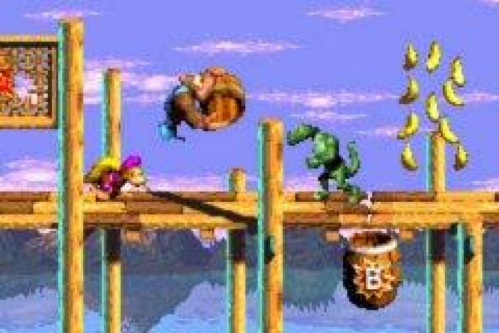 Screenshot ze hry Donkey Kong Country 3 - Recenze-her.cz