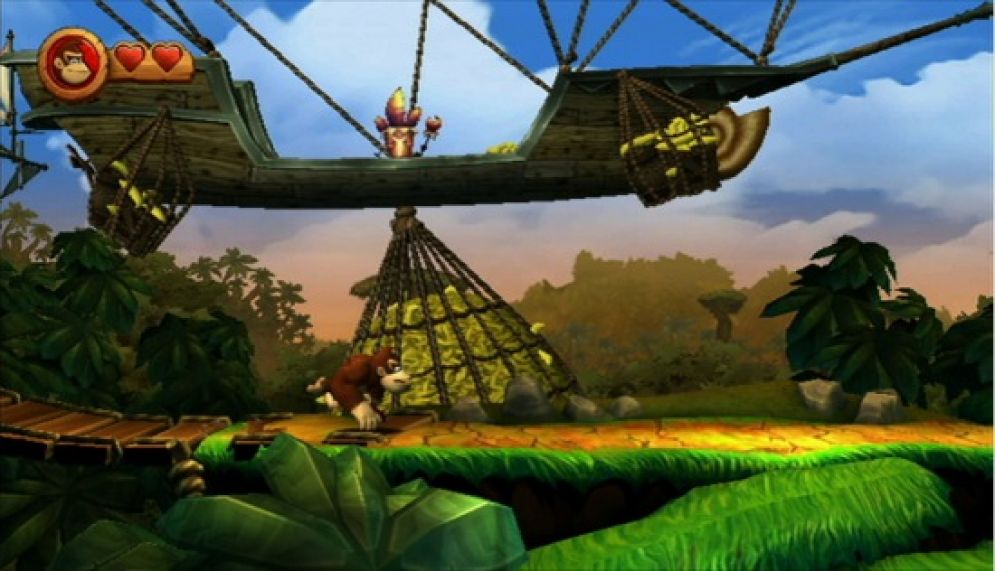 Screenshot ze hry Donkey Kong Country Returns - Recenze-her.cz
