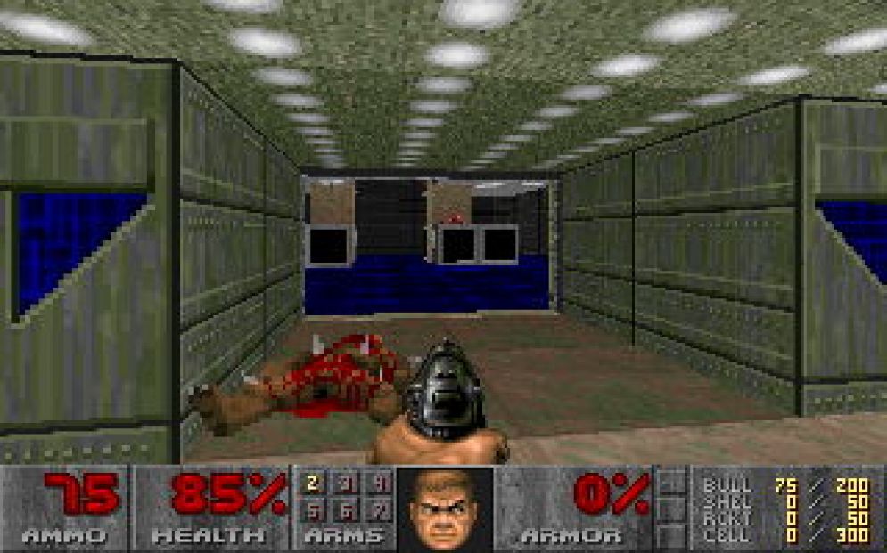 Screenshot ze hry Doom 2: Hell on Earth - Recenze-her.cz