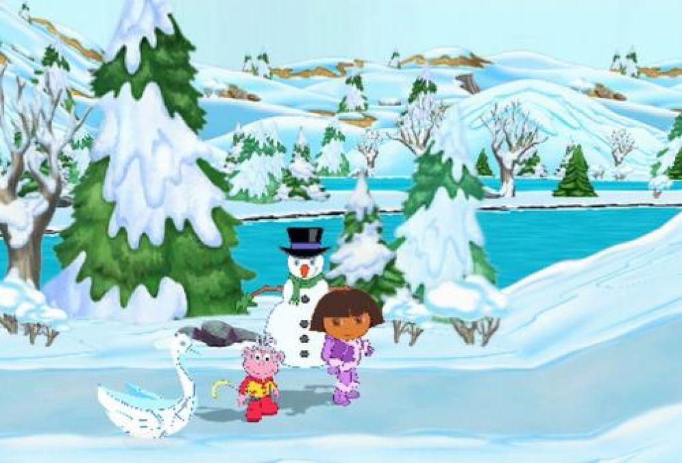 Screenshot ze hry Dora Saves the Snow Princess - Recenze-her.cz