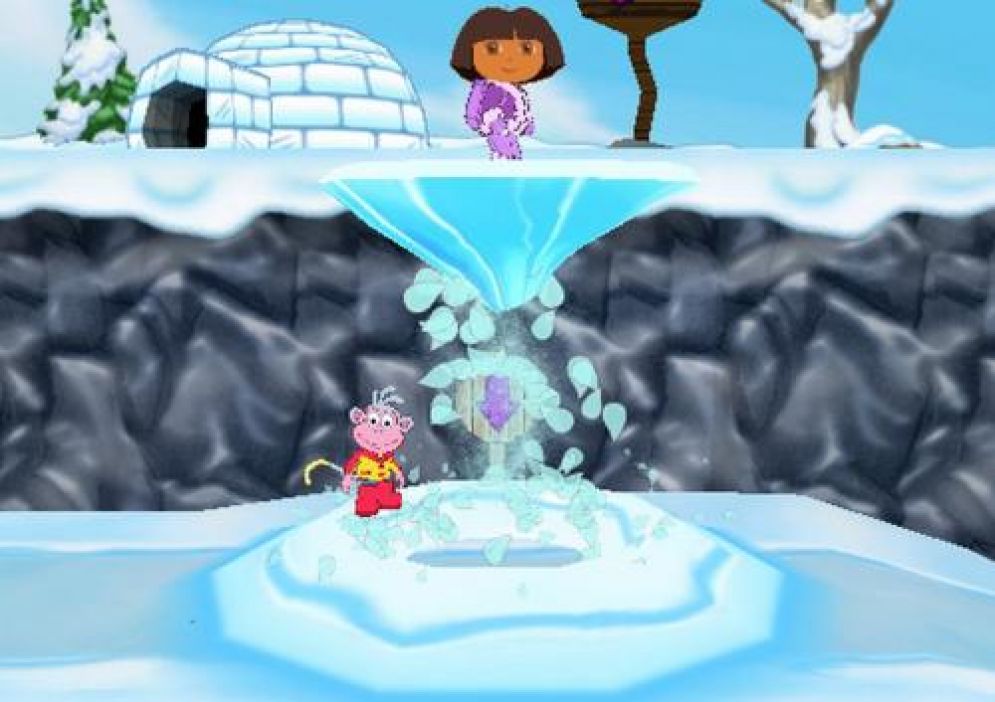 Screenshot ze hry Dora Saves the Snow Princess - Recenze-her.cz