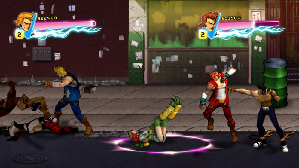 Screenshot ze hry Double Dragon Neon - Recenze-her.cz