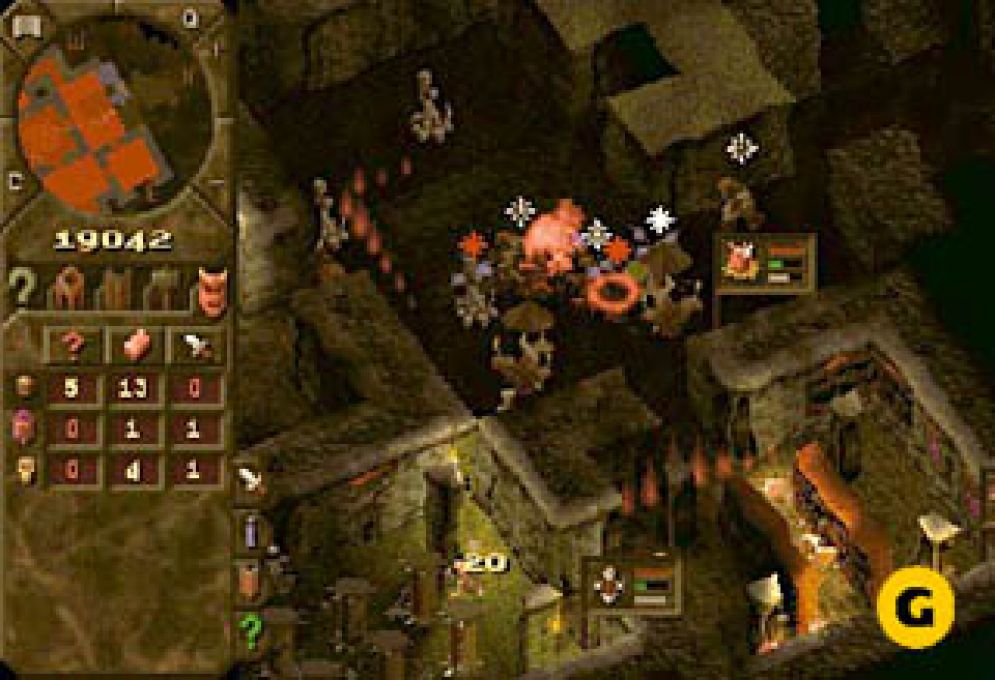 Screenshot ze hry Dungeon Keeper: The Deeper Dungeons - Recenze-her.cz