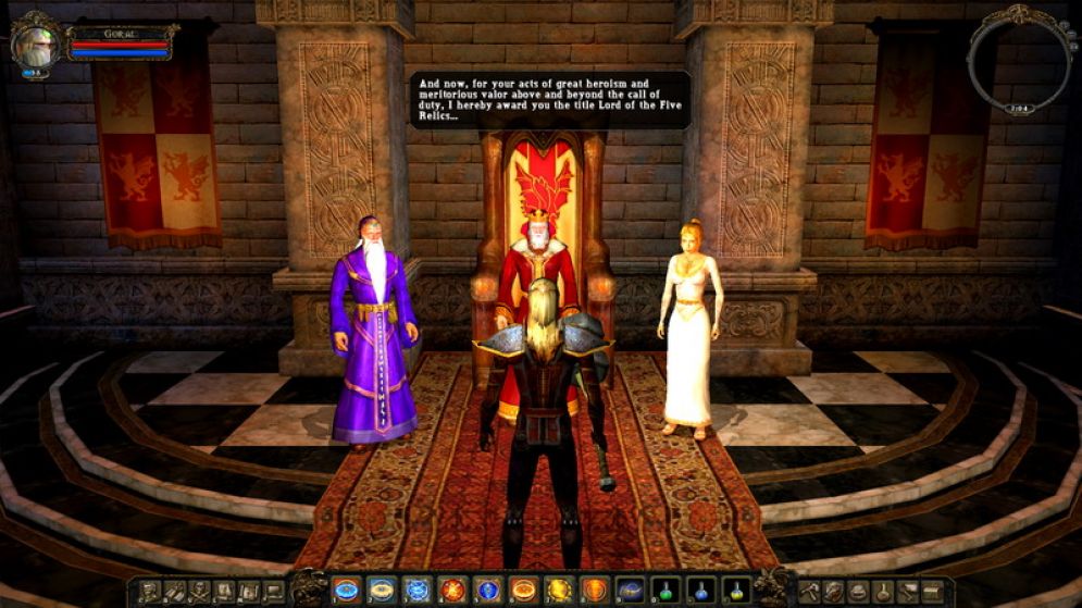 Screenshot ze hry Dungeon Lords MMXII - Recenze-her.cz